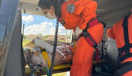 Departamento Estadual de Aviação resgata vítimas de incêndio em embarcação que deixou 10 feridos