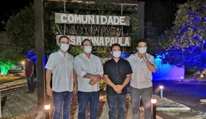 Ricardo Nezinho, Luciano Barbosa, Paulo Dantas e Marcelo Victor participam de inauguração