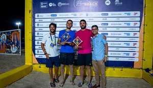 Alagoanos viram batalha e são campeões no 1º dia no Pure Beach na Praia do Francês