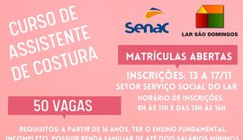 Lar São Domingos em parceria com Senac abre inscrições para curso profissionalizante