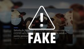 É falso que máscaras sejam ineficazes ou que seu uso cause qualquer dano à saúde