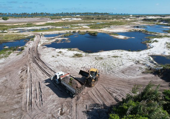 Empresa tem duas licenças para extrair areia