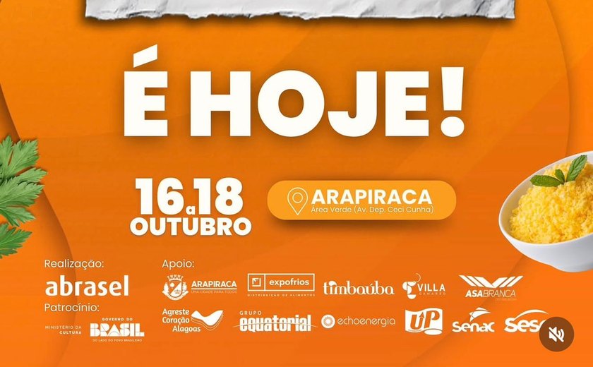 Festival Sabores da Terra celebra a gastronomia e a cultura do Agreste em Arapiraca