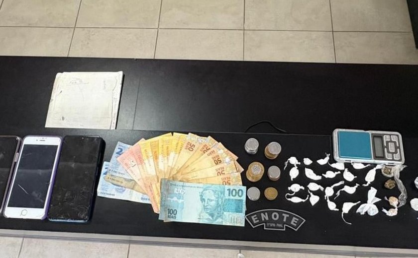 Pelopes realiza prisões e apreensões por posse de arma e tráfico de drogas no interior de Alagoas