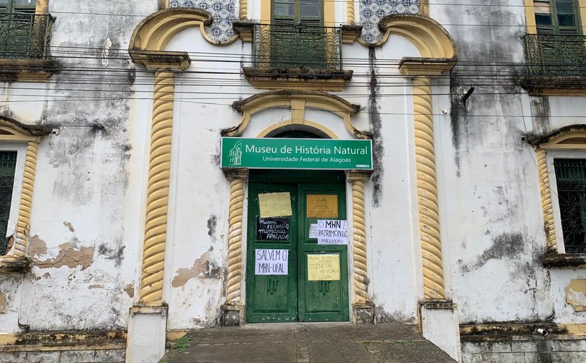 Ato pede revitalização do Museu de História Natural da Ufal