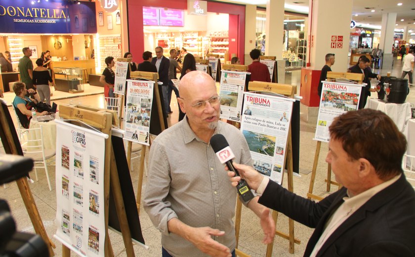 Exposição de capas do jornal Tribuna Independente termina nesta quarta-feira