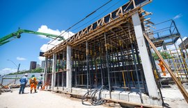 Prefeitura de Maceió realiza concretagem da estação elevatória do Riacho do Sapo