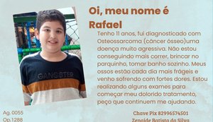Família de criança de 11 anos faz campanha para conseguir fazer exame urgente