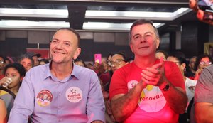 Ronaldo Medeiros recepciona Edinho Silva