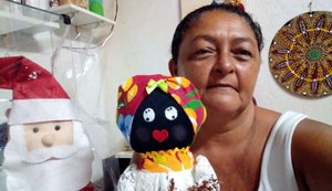 Quilombola assistida pela Emater utiliza parte da renda para investir no artesanato