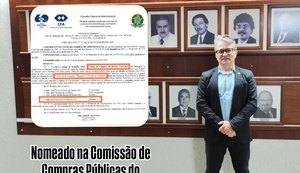 Dawison Calheiros é nomeado para a Comissão de Compras Públicas do CFA em Brasília