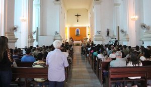 Missa de 7º dia de diretora do Sinteal é celebrada na Igreja do Livramento