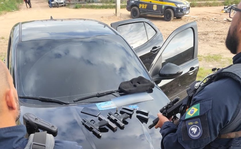 PRF prende homem por porte ilegal de arma de fogo, receptação e adulteração de sinal identificador