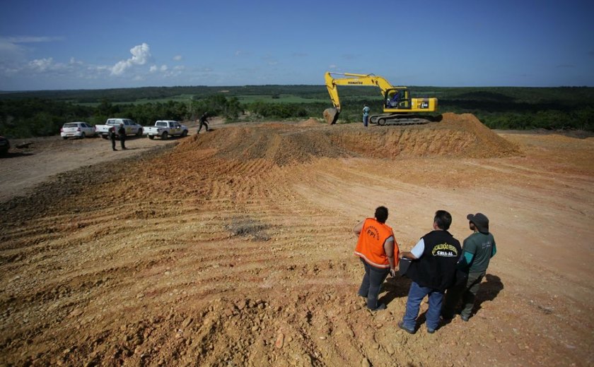 FPI impede continuação de extração mineral irregular no município de Coruripe