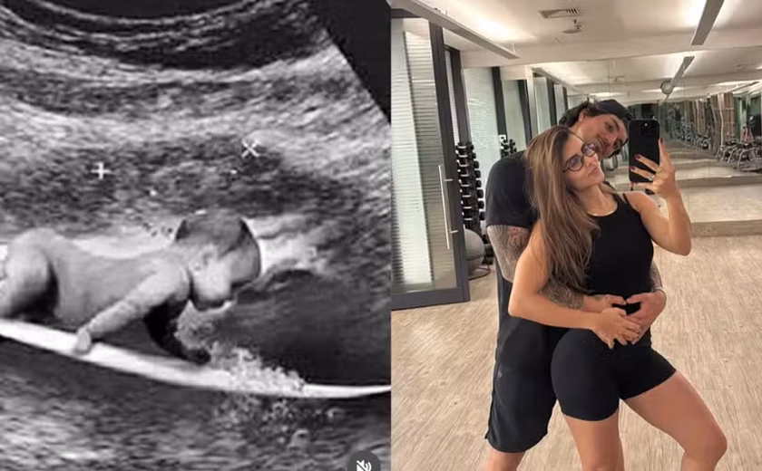 Surfista Gabriel Medina e Isabella Arantes esperam primeiro filho
