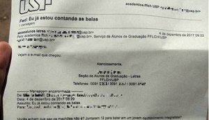 Suspeito nega ameaça de ataque na USP e diz que teve e-mail hackeado