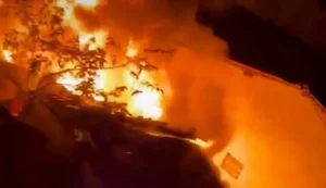 Incêndio destrói borracharia durante a madrugada em Palmeira dos Índios