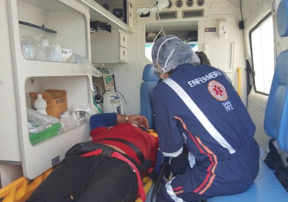 Motociclista é espancado por condutor de veículo na AL-220