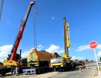 Primeiros vagões do VLT chegam a Arapiraca