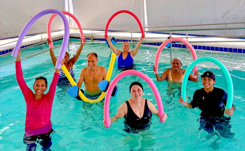 Centro Universitário promove aulão de hidroterapia e incentiva saúde e lazer