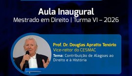 Vice-reitor do Cesmac ministra Aula Inaugural do Mestrado em Direito