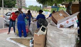 Campanha Recicla Maceió recolhe mais de 300 kg de recicláveis no bairro do Farol