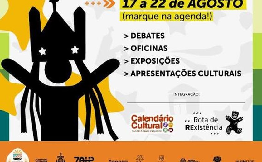 Último dia do XX agosto da cultura popular e afro-alagoana vai acontecer no próximo sábado