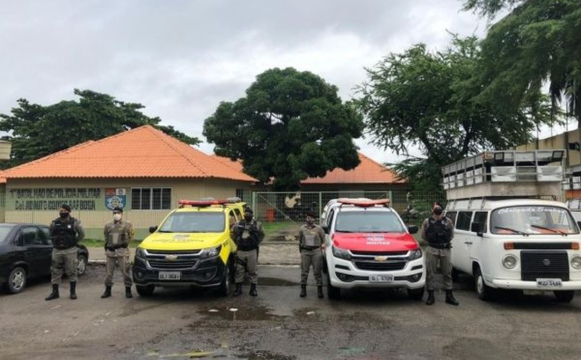 PM intensifica fiscalizações sobre o decreto governamental em Maceió, Penedo e Palmeira