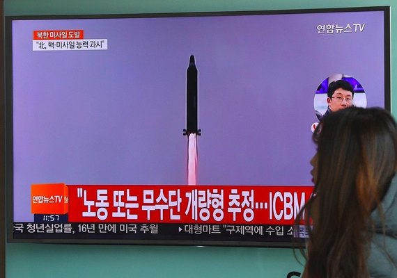 Otan condena lançamento de míssil balístico feito na Coreia do Norte