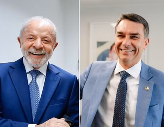 Datafolha 2º turno: Lula e Flávio têm 45% das intenções de voto