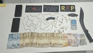 PM encontra drogas e flagra cativeiro de animais durante ação em Santana do Ipanema