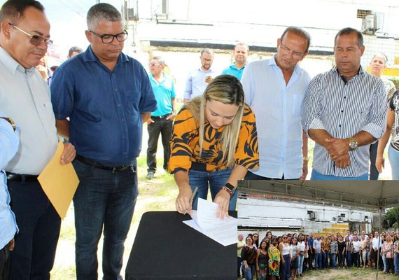 Prefeita anuncia construção de mais uma escola em tempo integral