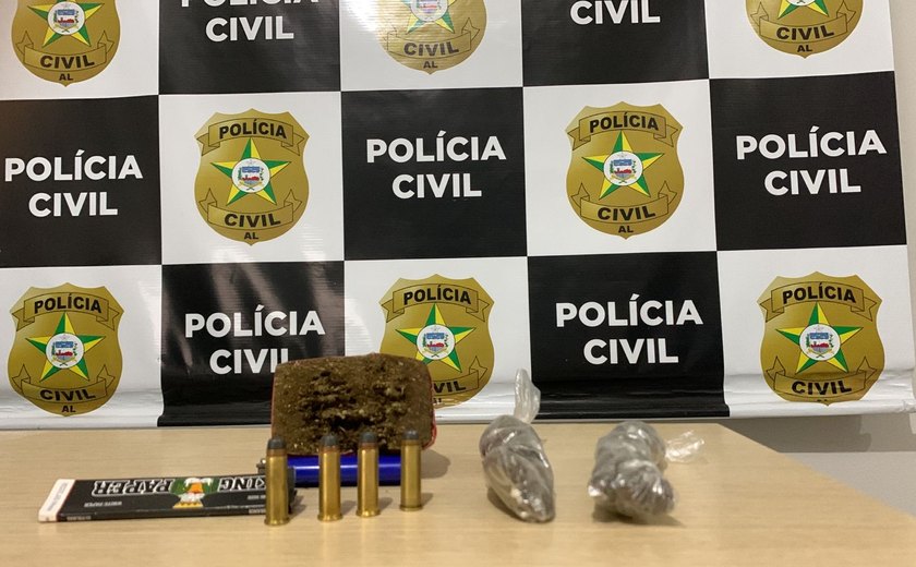 Após troca de tiros, bandidos fogem e polícia apreende droga e munições no Benedito Bentes