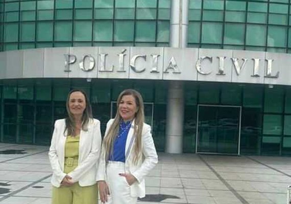 Delegadas de Alagoas vão Brasília para troca de informações sobre atendimento à mulher vítima de violência doméstica