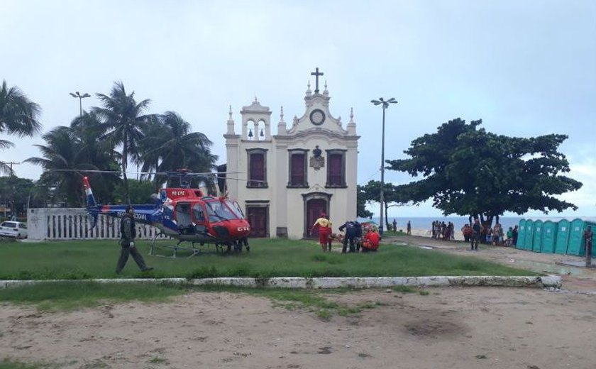 Banhista atacado por tubarão em praia de Recife tem perna amputada