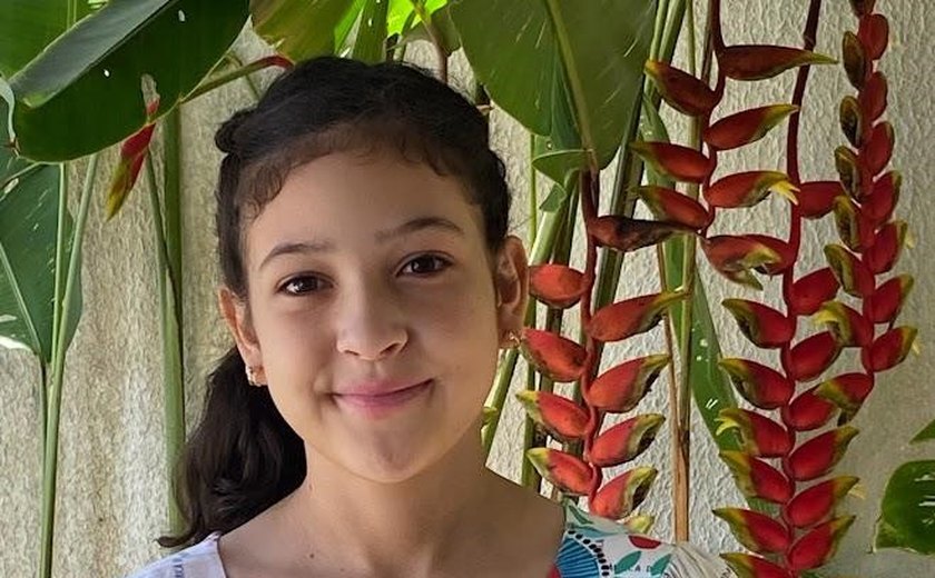 Alagoana de apenas 11 anos de idade lança livro no próximo sábado em Maceió