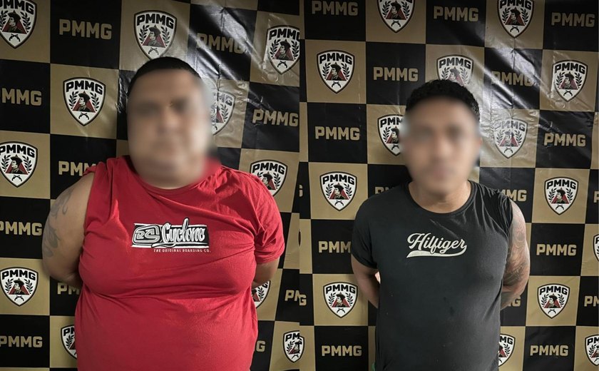 Foragidos de Alagoas são presos em Minas Gerais com arma e drogas