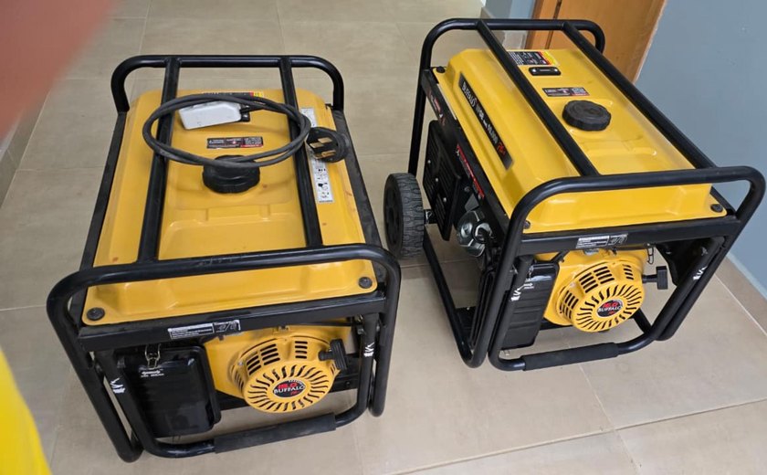 Polícia recupera dois geradores de energia provenientes de estelionato em Arapiraca