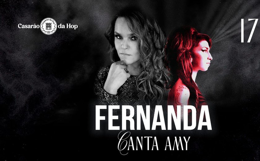 Fernanda Guimarães realiza show em homenagem à cantora Amy Winehouse