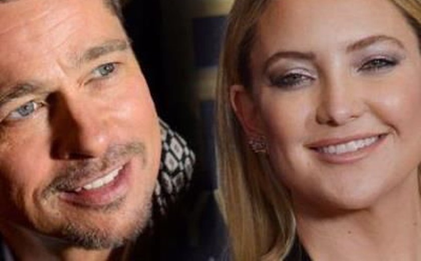 Separado de Angelina Jolie, Brad Pitt estaria namorando a atriz Kate Hudson