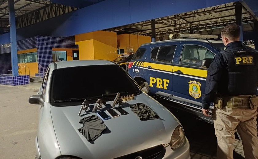 PRF prende homem por porte ilegal de 3 armas de fogo em Campo Alegre