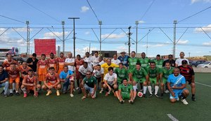 Juiz alagoano marca um golaço da solidariedade, ao arrecadar mais 700 cestas básicas em evento esportivo