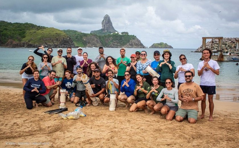 Professor da Ufal capacita mergulhadores em Noronha para manejo com peixe-leão