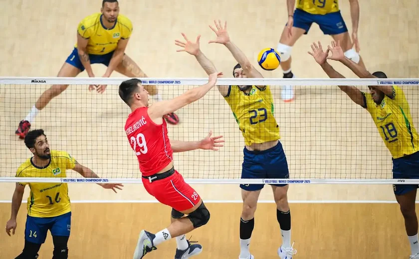 Brasil é eliminado do Campeonato Mundial de vôlei masculino