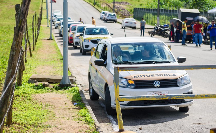 Detran Alagoas promove mutirão da CNH e amplia vagas de exames práticos no interior