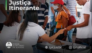 Justiça Itinerante oferta serviços gratuitos em Rio Largo, nesta sexta-feira (18)