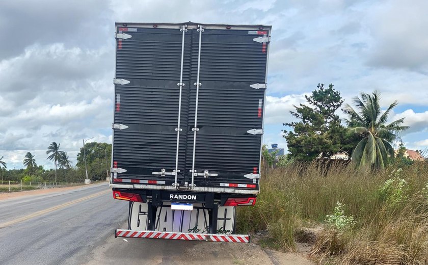Sistema da Sefaz/AL flagra carga sem nota fiscal e recupera R$ 206 mil para Alagoas