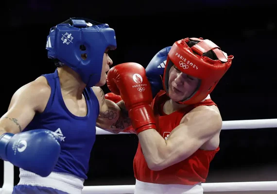 Jucielen Romeu cai nas quartas e encerra participação do boxe em Paris