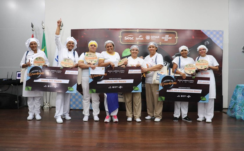 Senac Alagoas celebra encerramento da 7ª edição do Concurso de Merendeiras