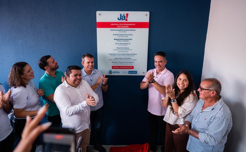 Governo de Alagoas inaugura pavimentação e entrega nova Central Já! em Batalha